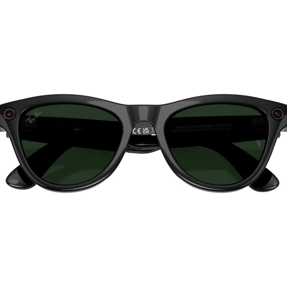 Occhiali da sole Ray Ban Meta Skyler Gen 2 Shiny Black Transition Green Graphite