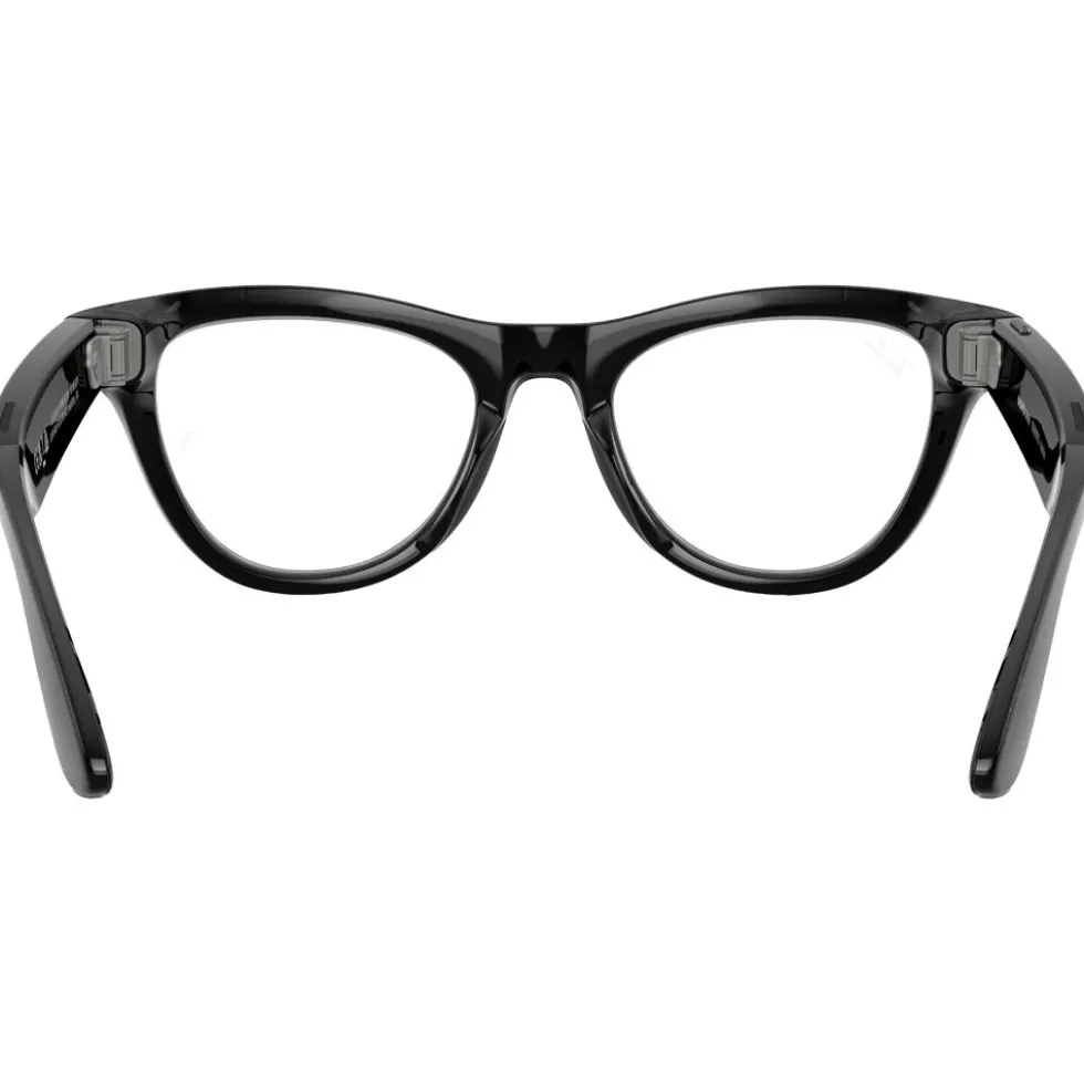 Occhiali da sole Ray Ban Meta Skyler Gen 2 Shiny Black Transition Green Graphite