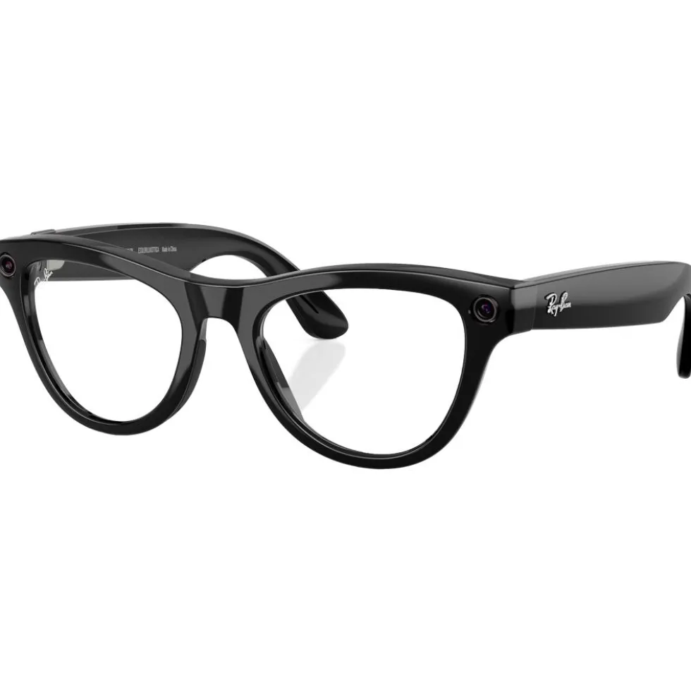Occhiali da sole Ray Ban Meta Skyler Gen 2 Shiny Black Transition Green Graphite