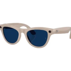 Occhiali da sole Ray Ban Meta Skyler Gen 2 Shiny Chalk Grey Transitions Saphir Incolore