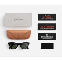 Occhiali da sole Ray Ban Meta Skyler Gen 2 Shiny Chalk Grey Transitions Saphir Incolore