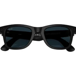 Occhiali da sole Ray Ban Meta Wayfarer Gen 2 Matte Black Transitions Grey Translucide