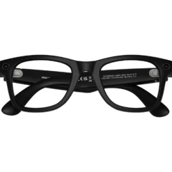 Occhiali da sole Ray Ban Meta Wayfarer Gen 2 Matte Black Transitions Grey Translucide