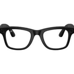 Occhiali da sole Ray Ban Meta Wayfarer Gen 2 Matte Black Transitions Grey Translucide