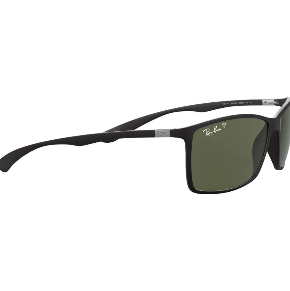 Occhiali da sole Ray Ban RB4179 Liteforce Tech Matte Black Green G-15 Polar