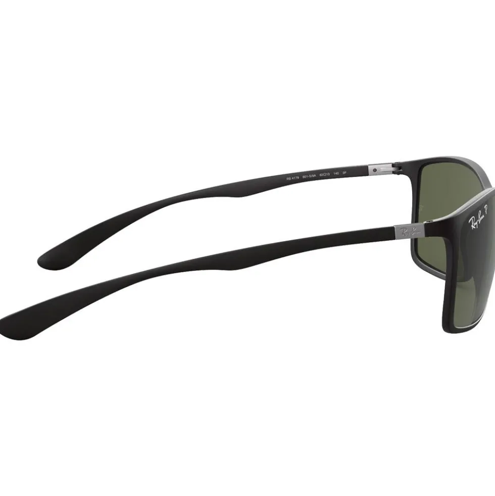 Occhiali da sole Ray Ban RB4179 Liteforce Tech Matte Black Green G-15 Polar
