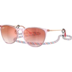 Occhiali da sole Ray Ban RB9060S Erika Kids Polished Translucide Purple Gradient Red Incolore