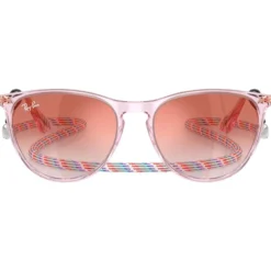 Occhiali da sole Ray Ban RB9060S Erika Kids Polished Translucide Purple Gradient Red Incolore