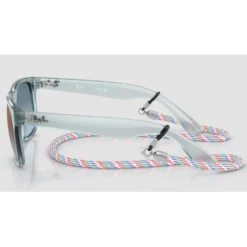 Occhiali da sole Ray Ban RB9069S Justin Kids Polished Translucide Blue Pink Gradient Blue Grey Mirror