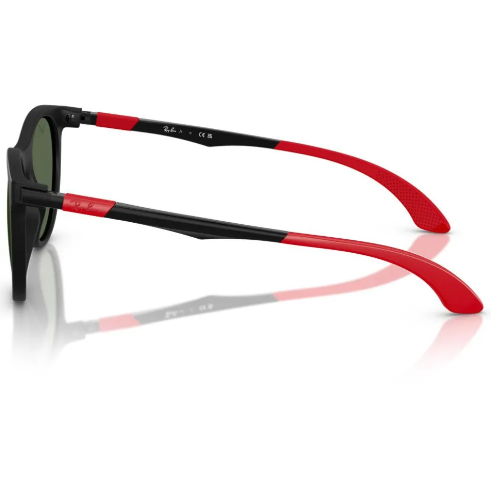 Occhiali da sole Ray Ban RB9082S Kids Mat Black Dark Green