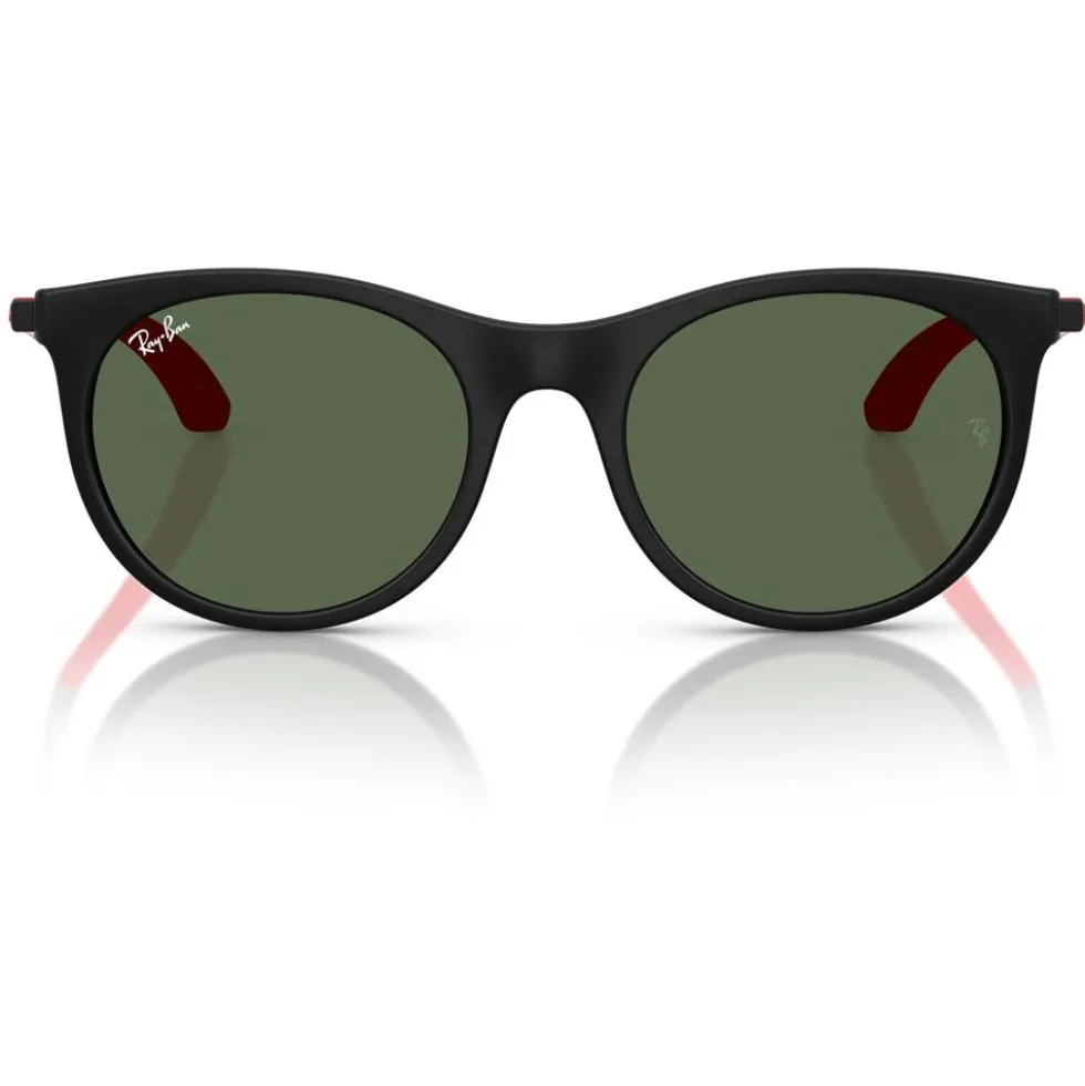 Occhiali da sole Ray Ban RB9082S Kids Mat Black Dark Green