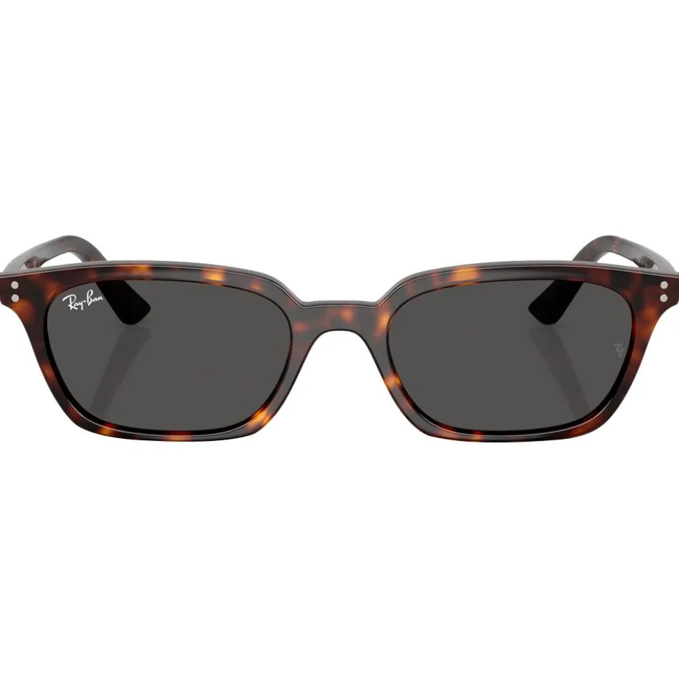 Occhiali da sole Ray Ban RB4456 Zaya Polished Havana Dark Grey