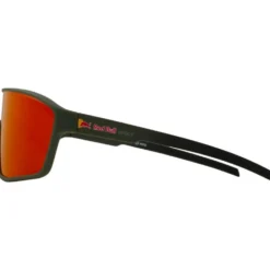 Occhiali da sole Red Bull Spect Daft Olive Gradient Black Brown Red Orange Mirror