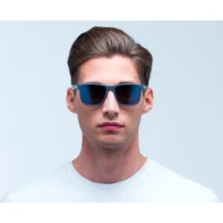 Occhiali da sole Red Bull Spect Leap Matt Dark Blue Smoke Blue Mirror Polarized