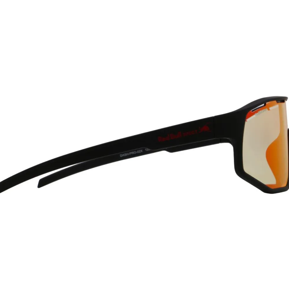 Occhiali da sole Red Bull Spect Dash Pro Black Photochromic Red Mirror