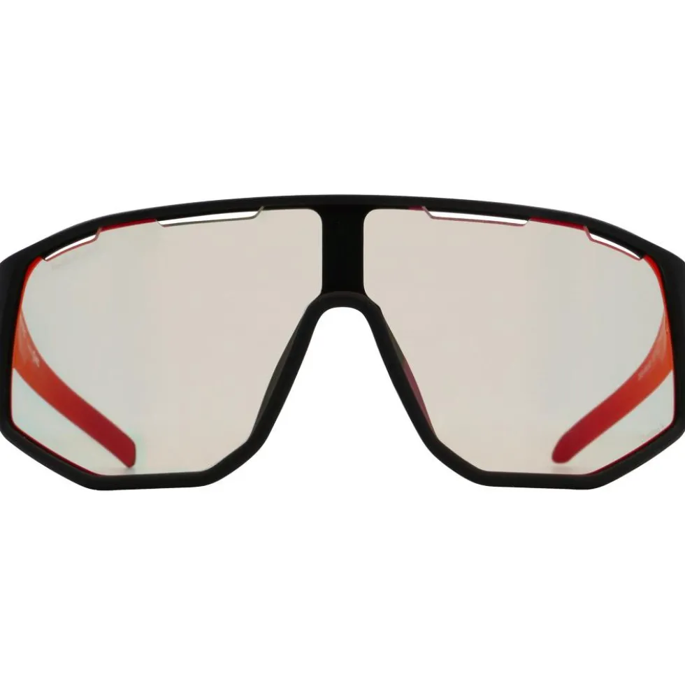 Occhiali da sole Red Bull Spect Dash Pro Black Photochromic Red Mirror