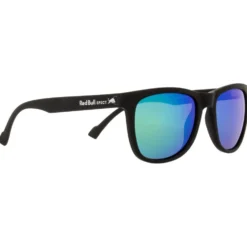 Occhiali da sole Red Bull Spect Lake Black Smoke With Green Mirror