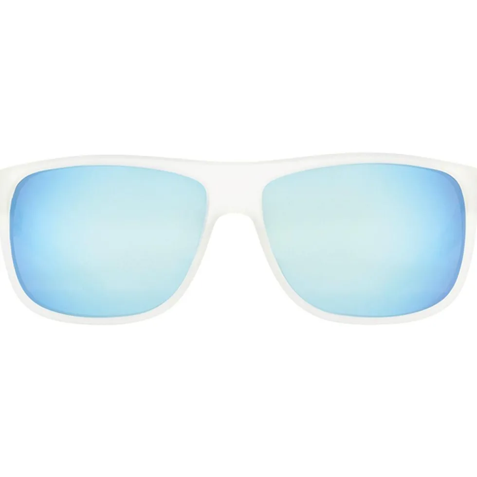 Occhiali da sole Red Bull Spect Loom Matte White Smoke Ice Blue Mirror Polarized