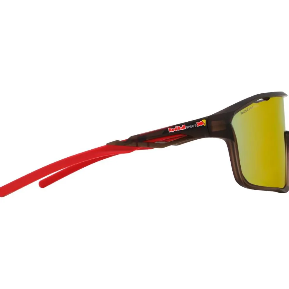 Occhiali da sole Red Bull Spect Rumble Matt X'Tal Warm Grey Red I-Boost Red Red Mirror