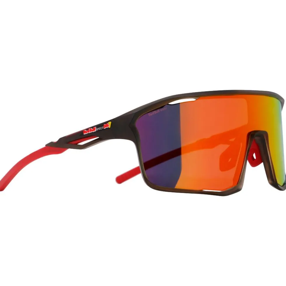 Occhiali da sole Red Bull Spect Rumble Matt X'Tal Warm Grey Red I-Boost Red Red Mirror