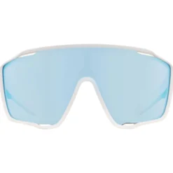 Occhiali da sole Red Bull Spect Kraft Matt White Blue Smoke Blue Mirror