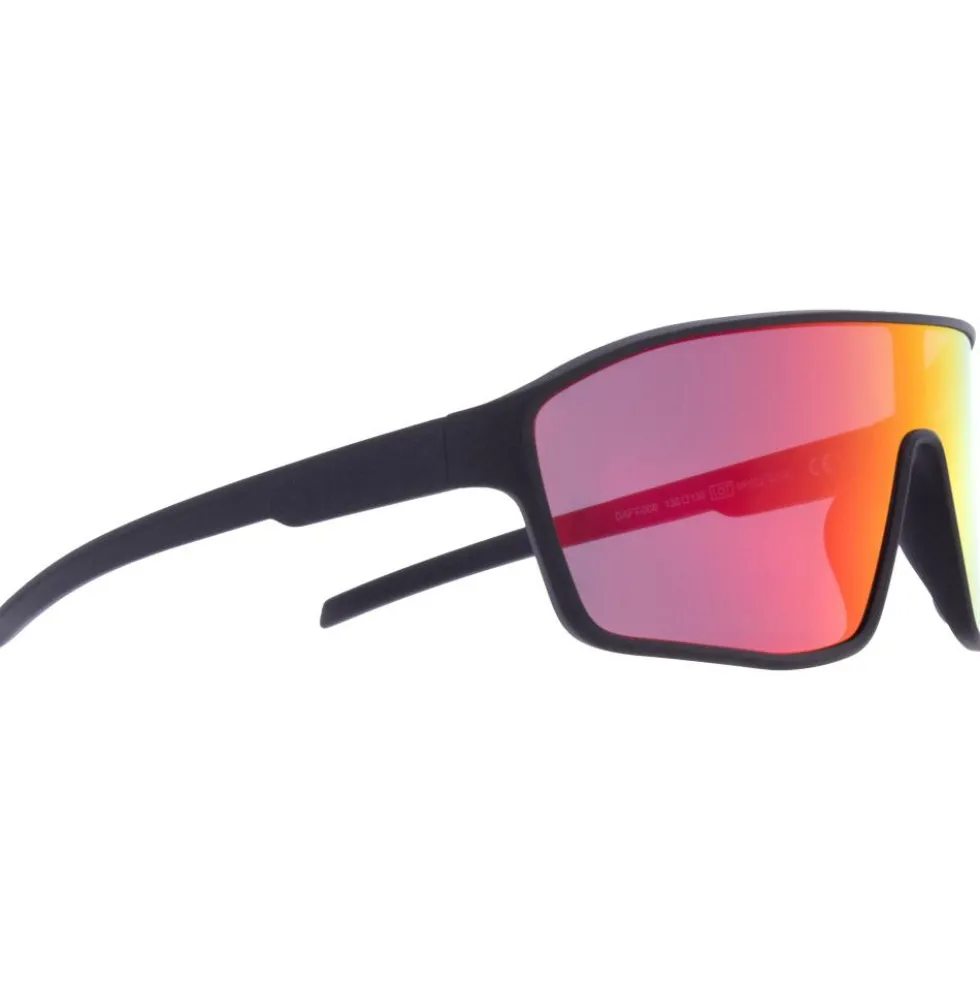 Occhiali da sole Red Bull Spect Daft Matt Metallic Black Blue Red Purple Mirror
