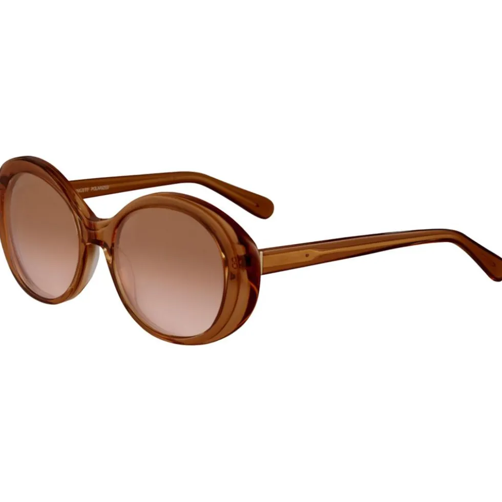 Occhiali da sole Serengeti Bacall Shiny Crystal Caramel Brown Drivers Gradient