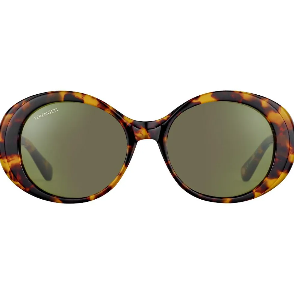Occhiali da sole Serengeti Bacall Shiny Tort Havana Mineral 555Nm