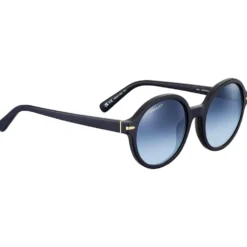 Occhiali da sole Serengeti Joan Matte Black Mineral Polarized Blue Gradient