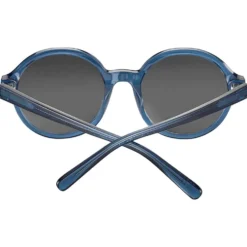 Occhiali da sole Serengeti Joan Shiny Transparent Fed Blue Mineral Polarized Smoke