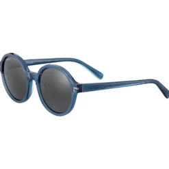Occhiali da sole Serengeti Joan Shiny Transparent Fed Blue Mineral Polarized Smoke