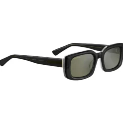 Occhiali da sole Serengeti Nicholson Shiny Black Transparent Layer Mineral Polarized 555nm