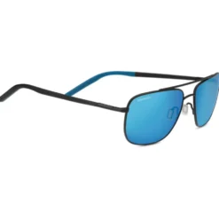 Occhiali da sole Serengeti Tellaro Matte Black Blue Mineral Polarized 555nm Blue