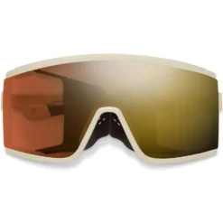 Occhiali da sole Smith Pursuit Matte Bone Chromapop Glacier Photochromic Copper To Gray Gold Mirror