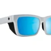 Occhiali da sole Spy Helm Tech Matte White Happy Boost Bronze Polar Ice Blue Spectra Mirror