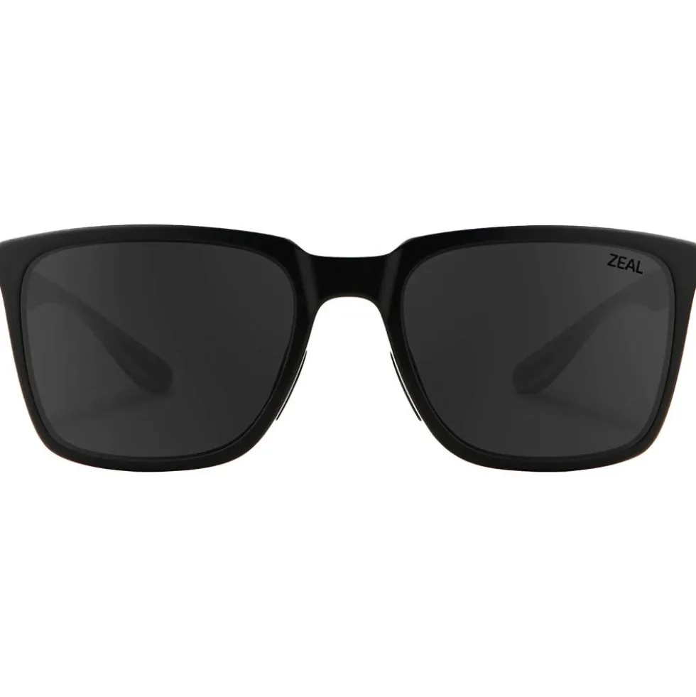 Occhiali da sole Zeal Campo Matte Black Ellume Polarized Dark Grey