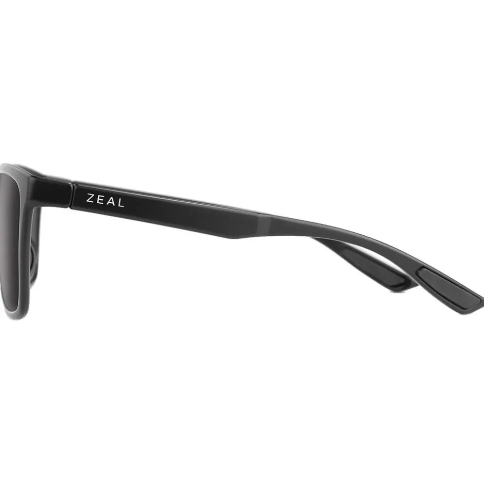 Occhiali da sole Zeal Campo Matte Black Ellume Polarized Dark Grey
