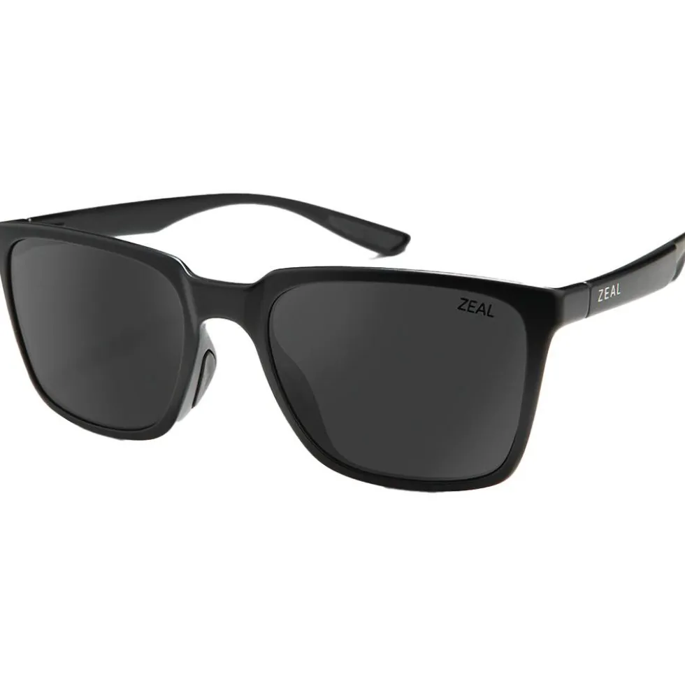Occhiali da sole Zeal Campo Matte Black Ellume Polarized Dark Grey