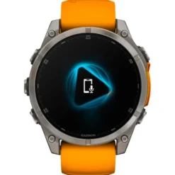 Orologi GPS Garmin Fenix 8 Amoled Sapphire Titanium Orange Graphite