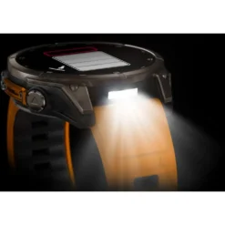 Orologi GPS Garmin Fenix 8 Amoled Sapphire Titanium Orange Graphite