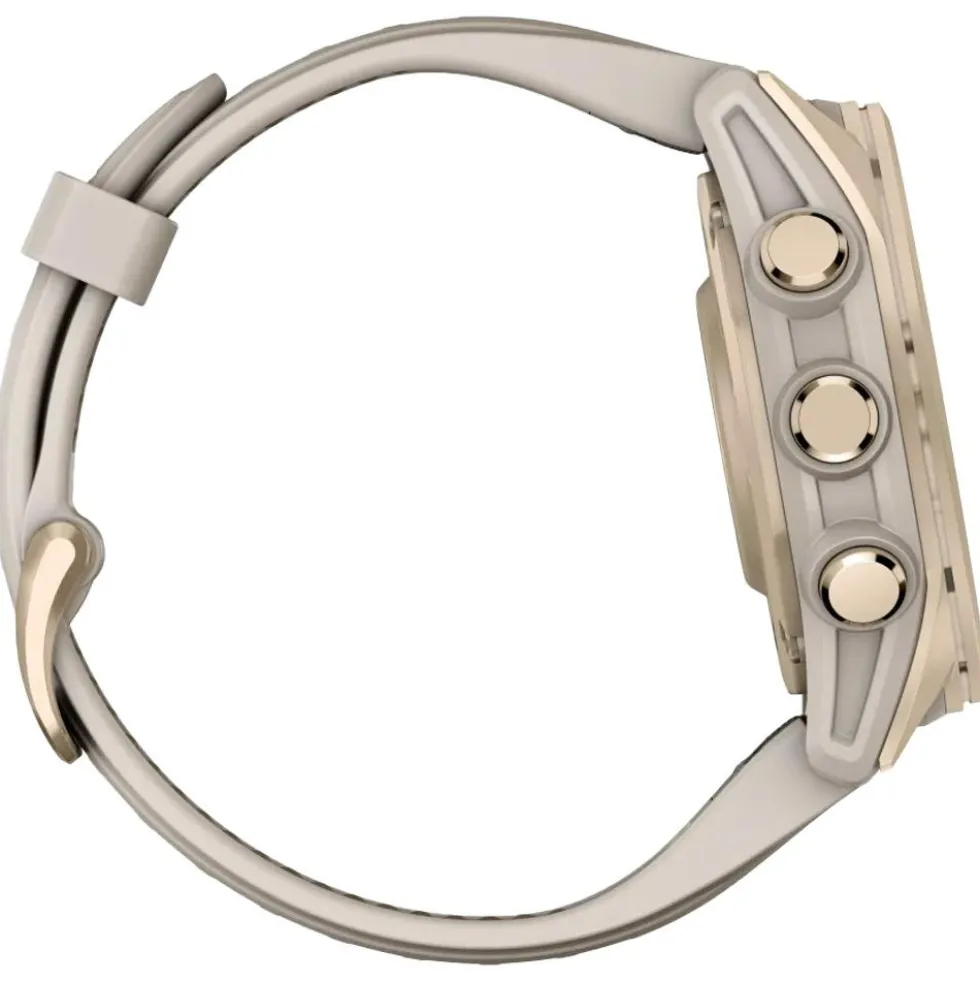 Orologi GPS Garmin Fenix 8 Amoled Sapphire Soft Gold Gris Cendré Grès Foncé