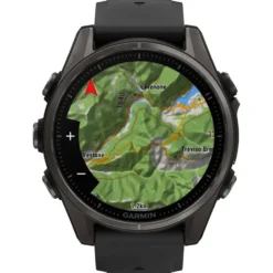 Orologi GPS Garmin Fenix 8 Amoled Sapphire Titane Carbon Gray DLC Noir Gris Galet