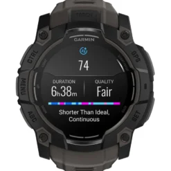Orologi GPS Garmin Instinct 3 Amoled Noir Avec Bracelet Gris Charbon