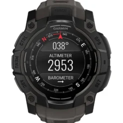 Orologi GPS Garmin Instinct 3 Amoled Noir Avec Bracelet Gris Charbon