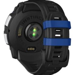 Orologi GPS Garmin Instinct 3 Solar Blanche Avec Bracelet Noir Bleu