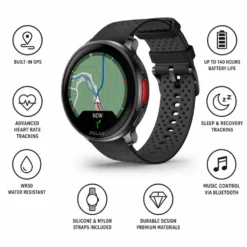 Orologi GPS Polar Vantage V3 Night Black