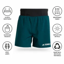 Pantaloncini da trail adidas Xpr Shorts Aurora Ivy