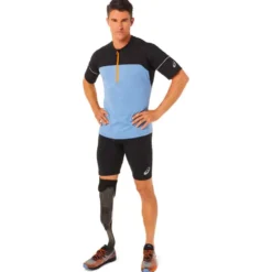 Pantaloncini da trail Asics Fujitrail Sprinter Performance Black