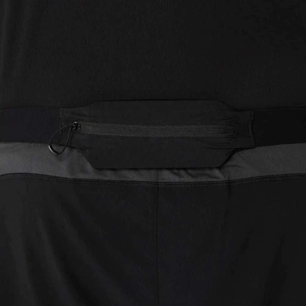 Pantaloncini da trail Asics Road 2 in 1 Black Graphite Grey