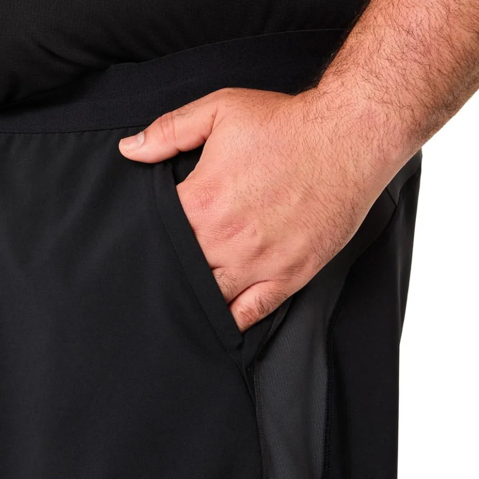 Pantaloncini da trail Asics Road 2 in 1 Black Graphite Grey